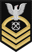 Chief Petty Officer, gold badge