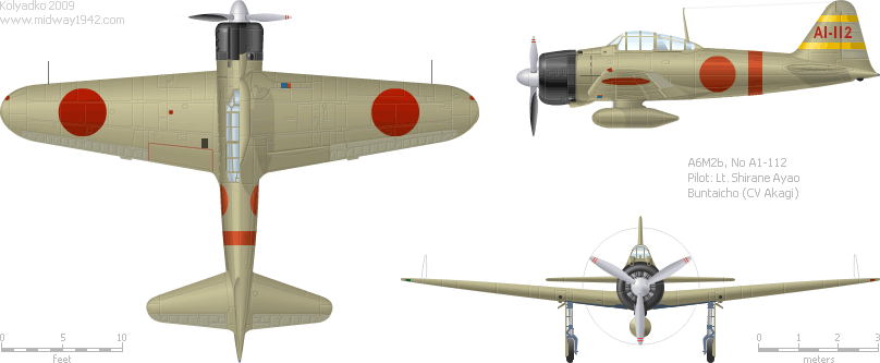 Mitsubishi Type 0 Mod 21 (A6M2b)