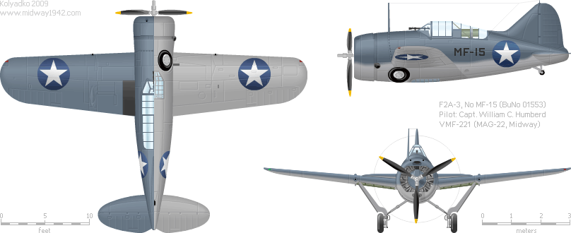 Brewster F2A-3 "Buffalo"