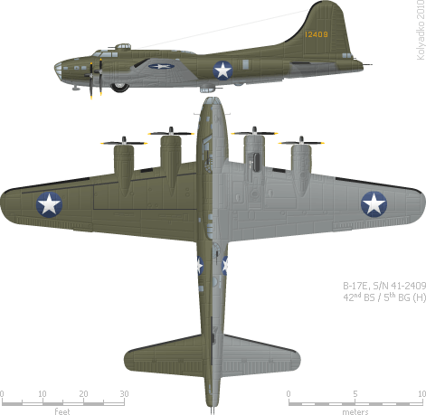Boeing B-17E "Flying Fortress"
