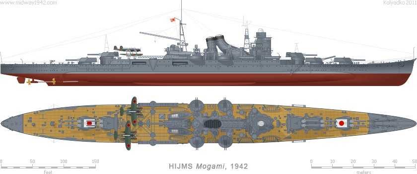 IJN Heavy Cruiser CA-13 "Mogami"