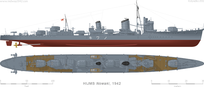 IJN Destroyer DD-31 "Nowaki"