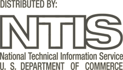 Distributed by: NTIS, National Technical Information Service, U. S. DEPARTMENT OF COMMERCE